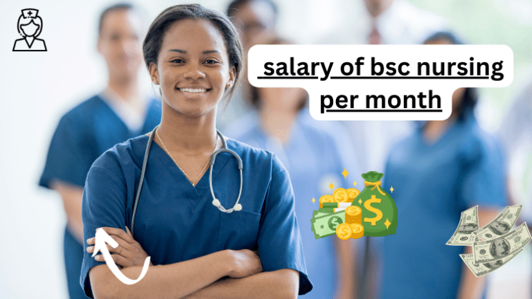 salary of bsc nursing per month